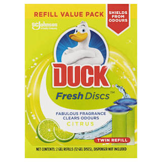 Duck Toilet Fresh Disc Citrus Refill