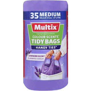 Multix Colour Scents Handy Ties Tidy Bags Medium Lavender Scent