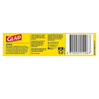 Glad Snaplock Snack Resealable Bags