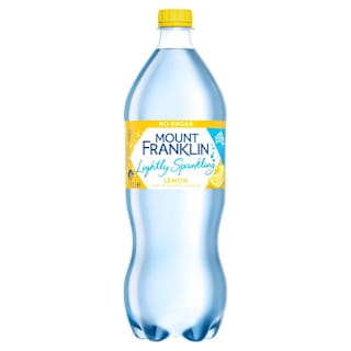 Mount Franklin Lightly Sparkling Water Lemon Bottle