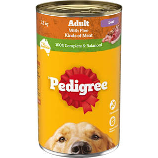 Pedigree Loaf With Five Kinds Of Meat Wet Dog Food Can