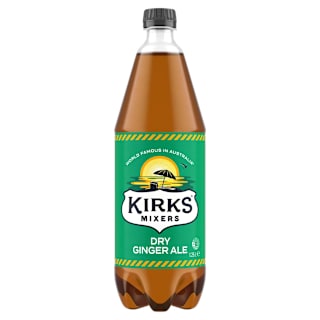 Kirks Club Dry Ginger Ale Bottle