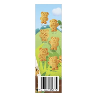 Arnott's Tiny Teddy Biscuits Half Coated in Milk Chocolate
