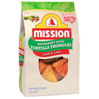Mission Corn Chips Chilli & Lime
