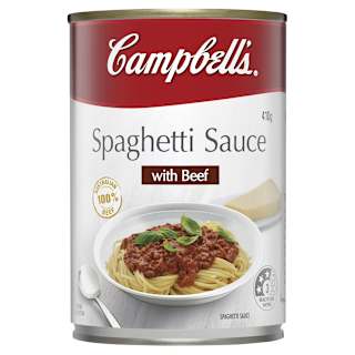 Campbell's Spaghetti Sauce with Beef