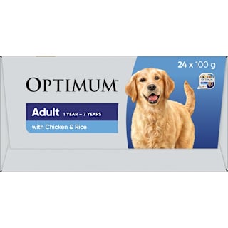 Optimum Adult Dog Chicken & Rice Wet Dog Food