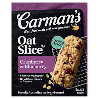 Carman's Oat Slice Cranberry & Blueberry