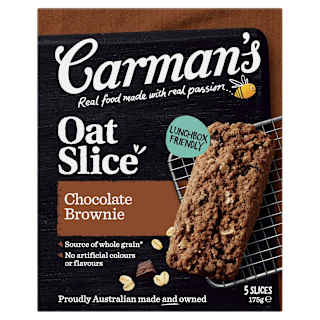 Carman's Oat Slice Belgian Chocolate Brownie