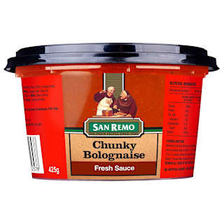 San Remo Pasta Sauce Bolognaise Chunky