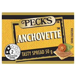Pecks Anchovette Fish Spread