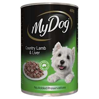 My Dog Tender Country Lamb and Liver Loaf Classics Wet Dog Food Can