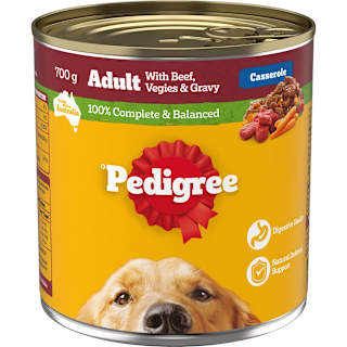 Pedigree Casserole With Beef & Gravy Wet Dog Food Can
