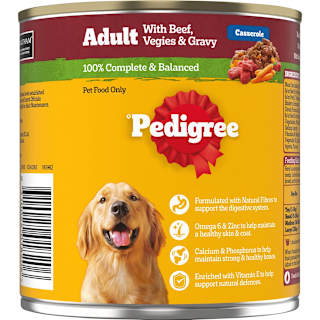 Pedigree Casserole With Beef & Gravy Wet Dog Food Can