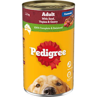 Pedigree Casserole With Beef & Gravy Wet Dog Food Can