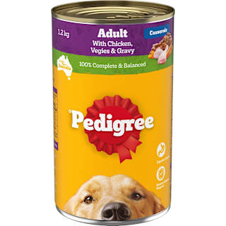 Pedigree Casserole With Chicken & Gravy Wet Dog Food Can
