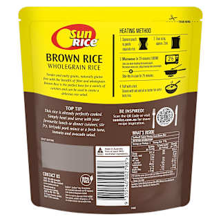 SunRice Microwave Fragrant Brown Rice Family Pack