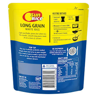 SunRice Microwave Long Grain White Rice Family Pack