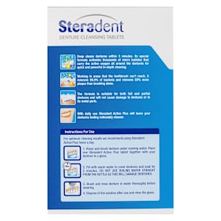 Steradent Active Plus Denture Cleansing Tablets