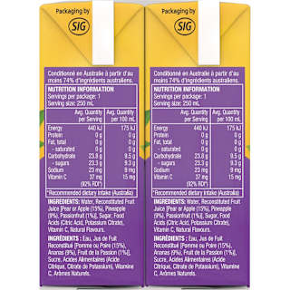 Golden Circle Golden Pash Fruit Drink Multipack Poppers