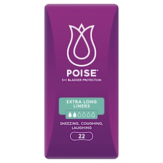 Poise Liners Extra Long