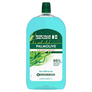 Palmolive Antibacterial Liquid Hand Wash Soap Sea Minerals Refill & Save