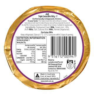 Jindi Chris Triple Cream Brie