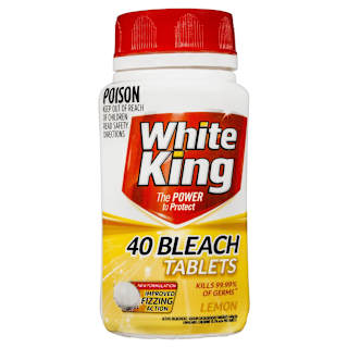 White King Bleach Lemon Tablets