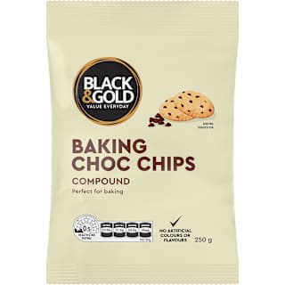 Black & Gold Chocolate Chip Bits