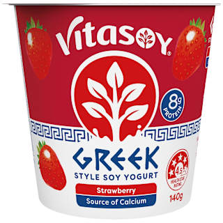 Vitasoy Greek Soy Yogurt Strawberry