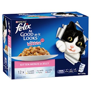 Felix As Good As It Looks Kitten Menus