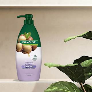 Palmolive Naturals Smooth & Shine Frizzy Hair Shampoo Keratin Argan Oil