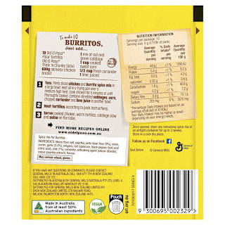 Old El Paso Mexican Burrito Spice Mix Mild