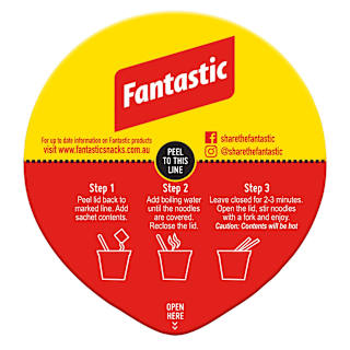 Fantastic Chicken & Corn Noodle Cup