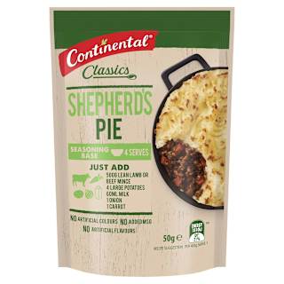 Continental Recipe Base Sheperd's Pie