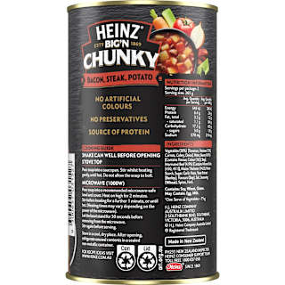 Heinz Big N Chunky Canned Soup Bacon Steak & Potato