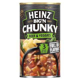 Heinz Big N Chunky Canned Soup Beef & Vegetable