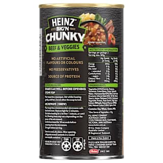 Heinz Big N Chunky Canned Soup Beef & Vegetable