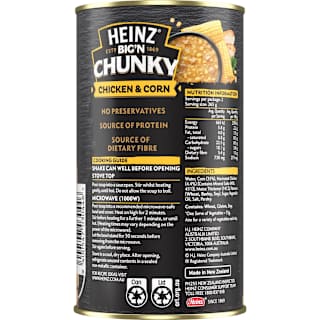 Heinz Big N Chunky Canned Soup Chicken & Corn