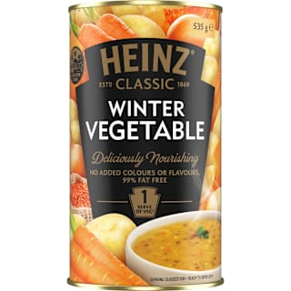 Heinz Classic Canned Soup Winter Vegetable