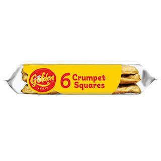 Golden Crumpets Squares
