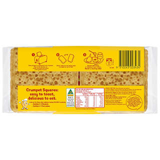 Golden Crumpets Squares