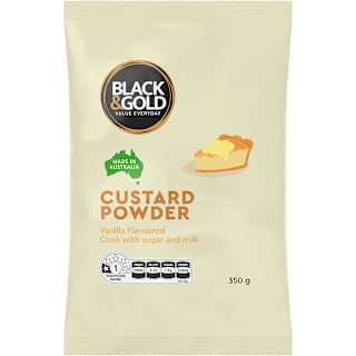 Black & Gold Custard Powder