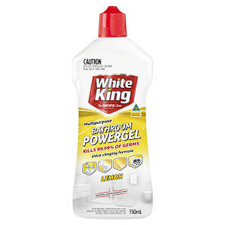 White King Bathroom Power Gel Lemon
