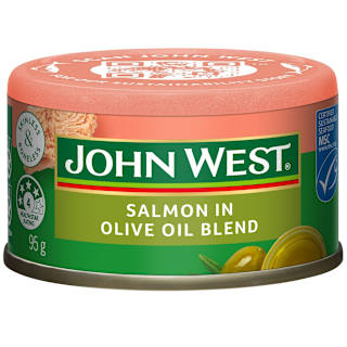 John West Salmon in Olive Oil