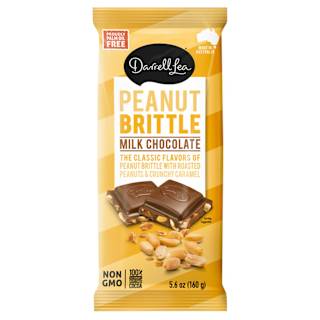Darrell Lea Peanut Brittle Milk Chocolate Block