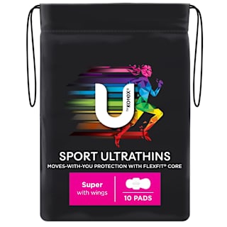 U By Kotex Super Sport Ultrathins With Wings
