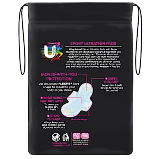 U By Kotex Super Sport Ultrathins With Wings