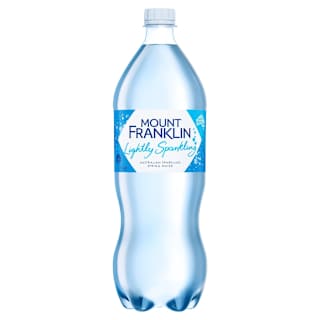 Mount Franklin Lightly Sparkling Water Natural Bottle