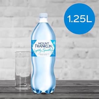 Mount Franklin Lightly Sparkling Water Natural Bottle