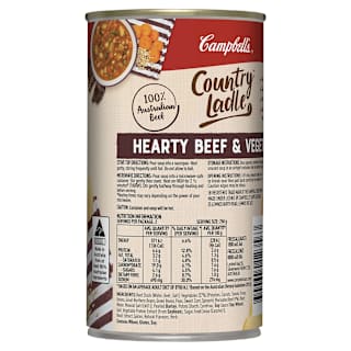 Campbell's Soup Country Ladle Hearty Beef & Vegetable